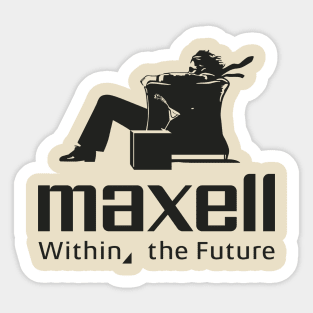 MAXELL WITHIN THE FUTURE BLACK Sticker